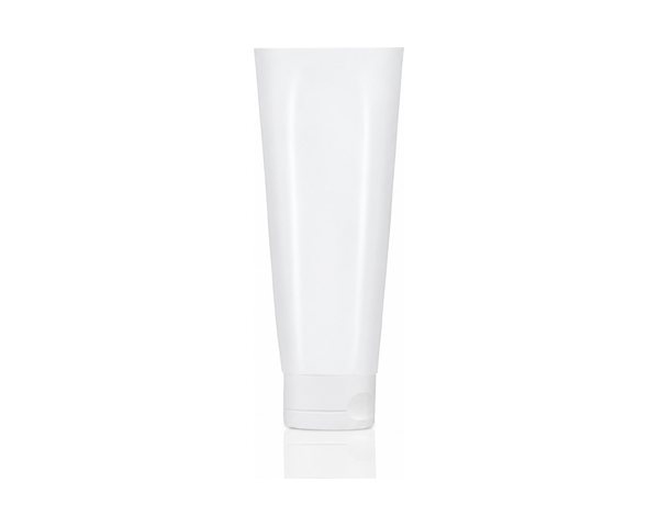 Creme para os pés com rótulo em branco